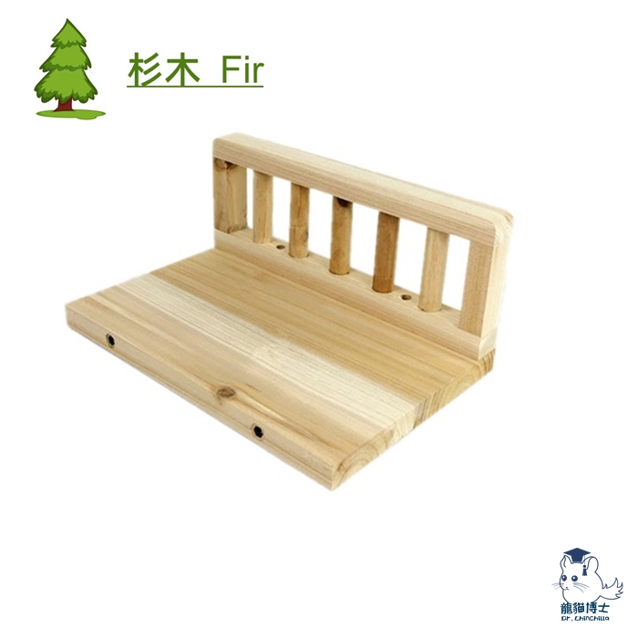 Natural Fir Wood Stand Platform for Chinchilla